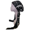 Black & White Paint Strokes Dacee Headscarf