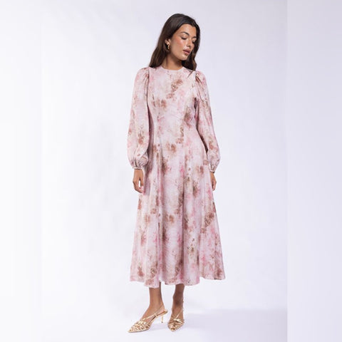 Pink Haze Empire Waist Dress