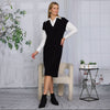 Thea Black & White Dress