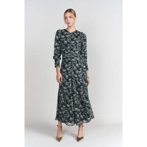 Michalie Dress Black Pastels Adina LV