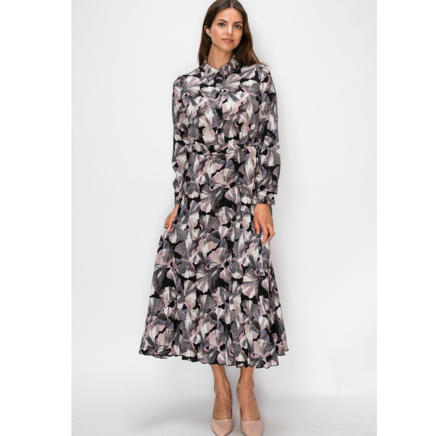 Purple Petals Dress Yal