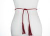 Suede Braided Tassel Belt - The Mimi Boutique