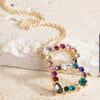 ABC Rhinestone Necklace (Short) - The Mimi Boutique