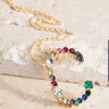 ABC Rhinestone Necklace (Short) - The Mimi Boutique