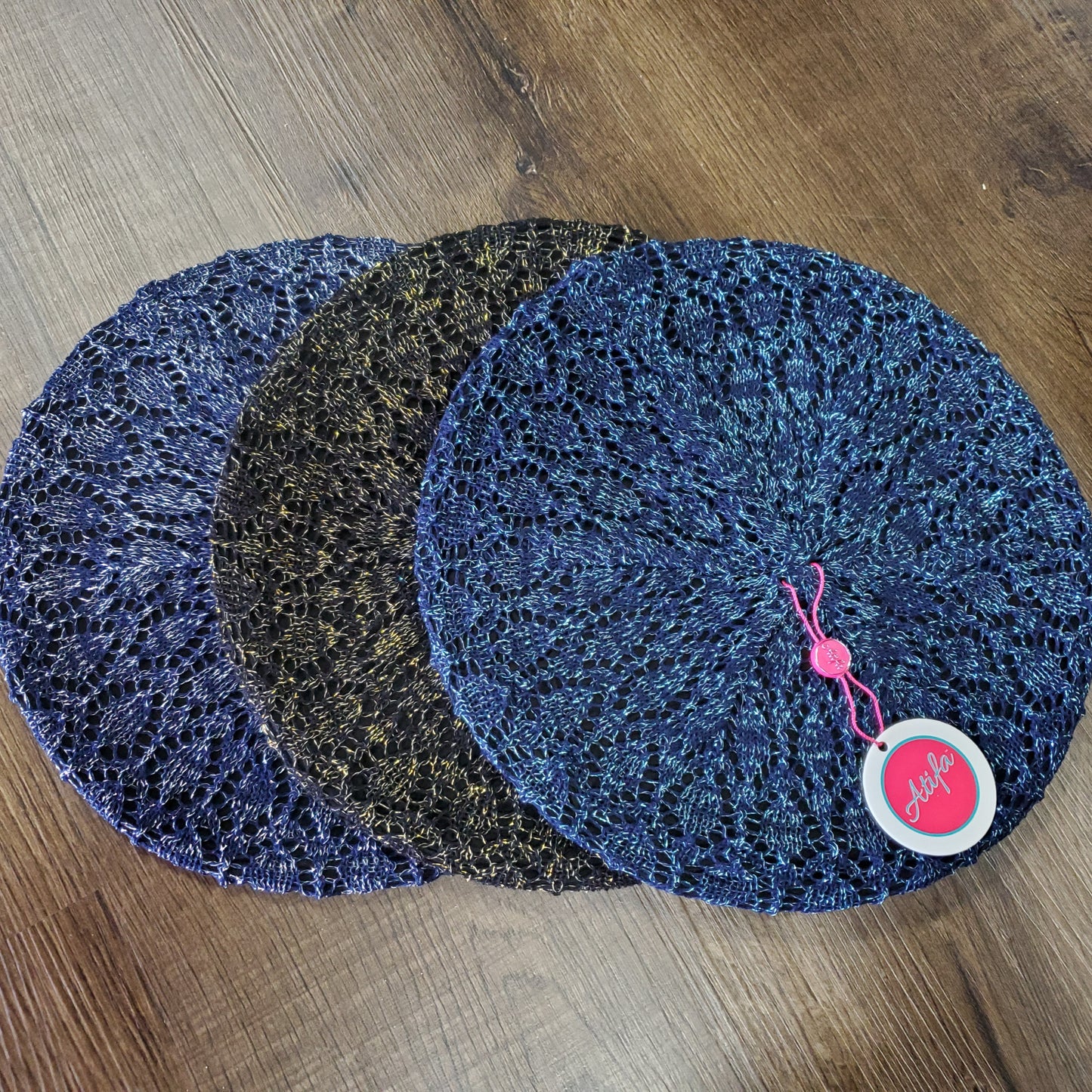 Lightweight Metallic Beret - The Mimi Boutique