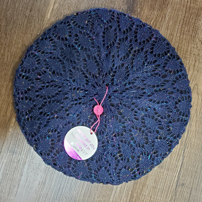Lightweight Metallic Beret - The Mimi Boutique