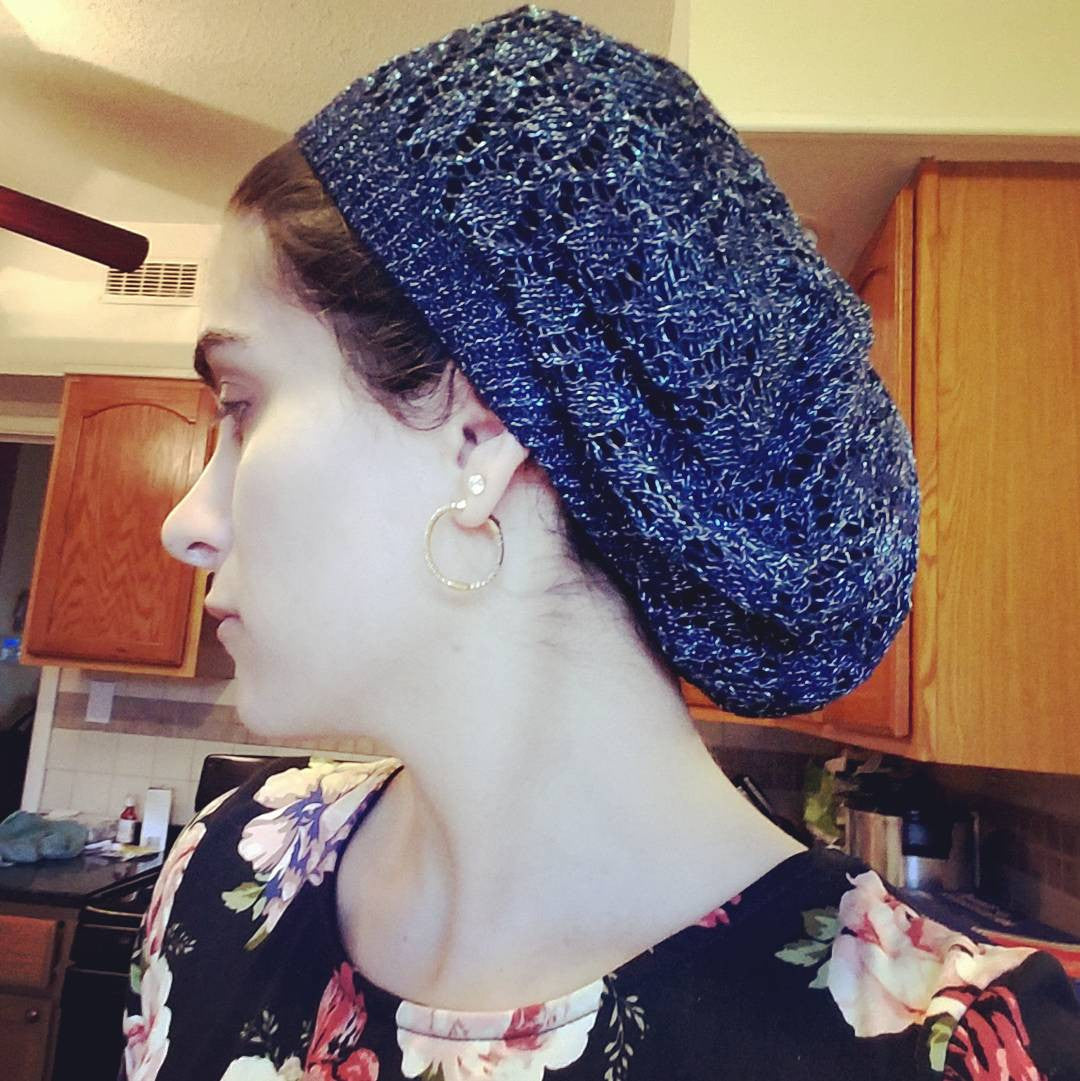 Lightweight Metallic Beret - The Mimi Boutique
