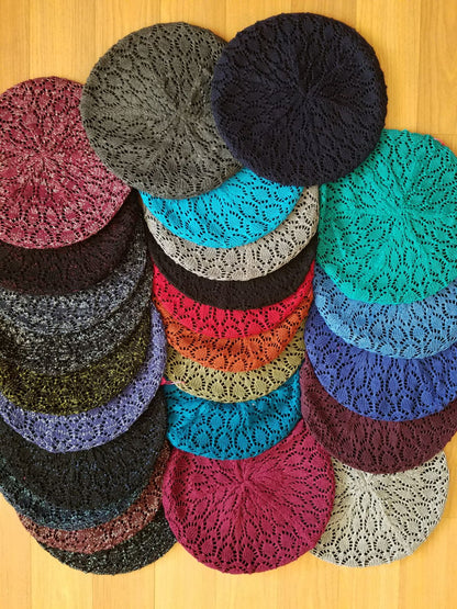 Lightweight Lined Berets Solid - The Mimi Boutique