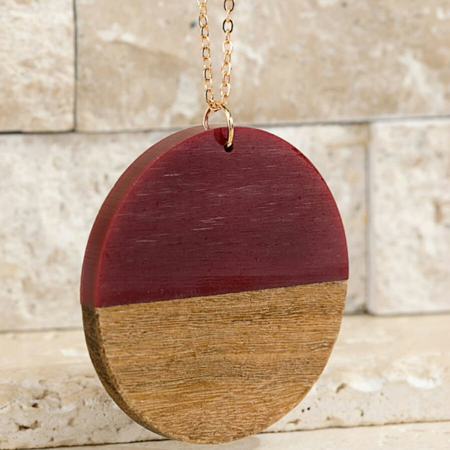 Wood Necklace - The Mimi Boutique