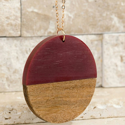 Wood Necklace - The Mimi Boutique