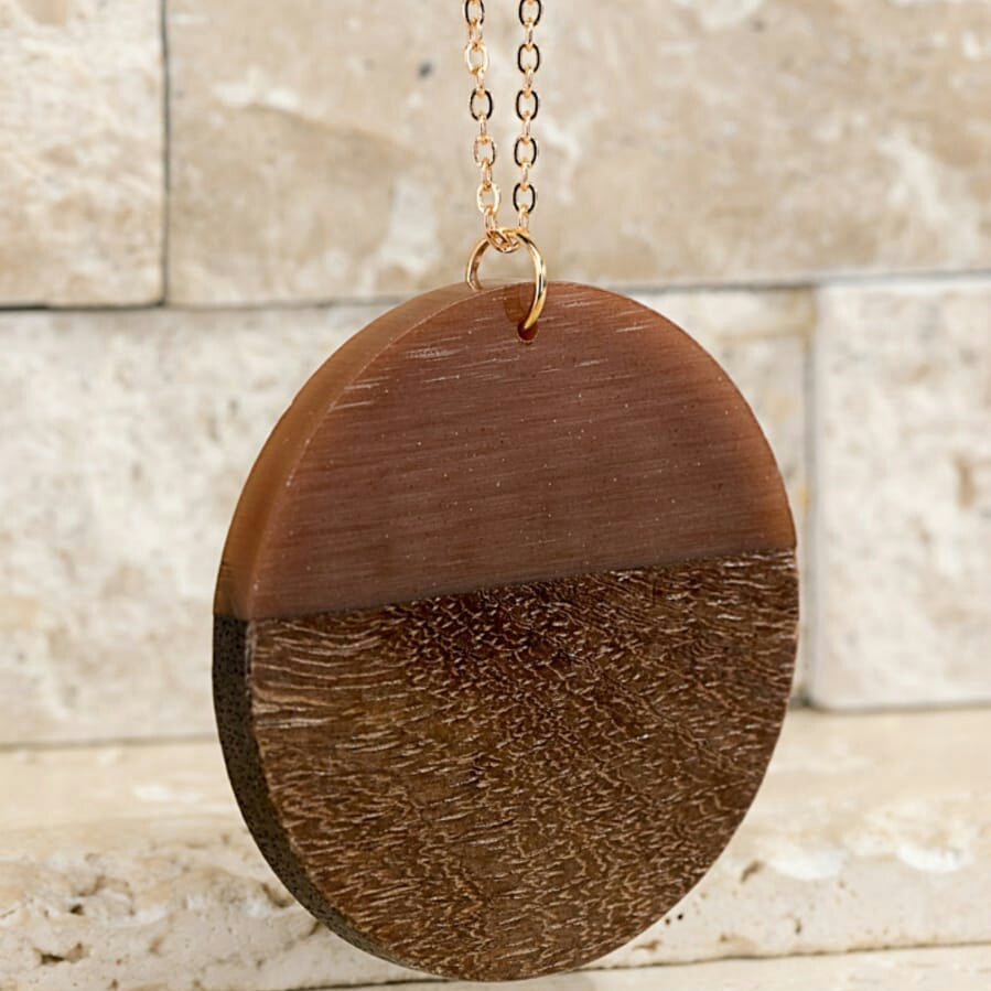 Wood Necklace - The Mimi Boutique