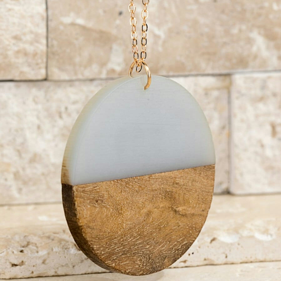 Wood Necklace - The Mimi Boutique