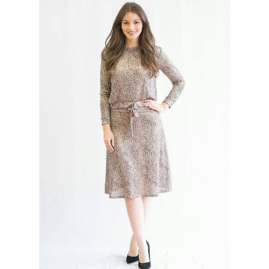 Pink/Gold Metallic Leopard Set (Sold As Separates) - The Mimi Boutique
