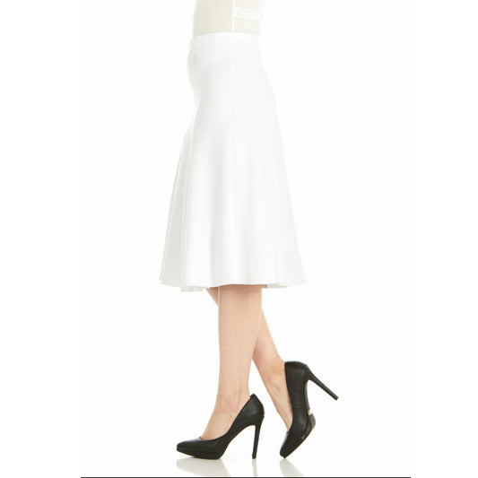 White Flare Skirt - The Mimi Boutique