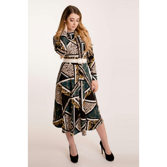 Cowl Neck Dress: Versace - The Mimi Boutique