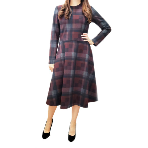 Checkered Plaid Dress by Jenny - The Mimi Boutique