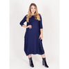 Georgiana Dress -Navy Blue Long Sleeves