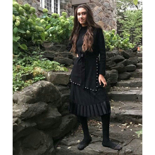 Black Pleated Skirt - The Mimi Boutique