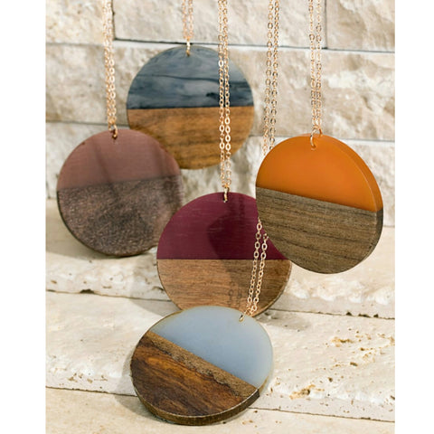 Wood Necklace - The Mimi Boutique