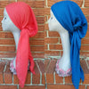 Turkish Tichel Solid Squares (Not Pre-tied) - The Mimi Boutique