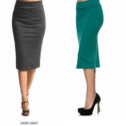Basic Pencil Skirts - The Mimi Boutique