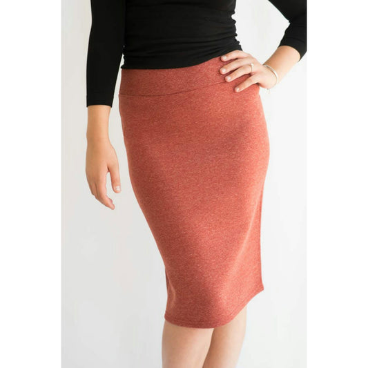 Heathered Pencil Skirt - The Mimi Boutique