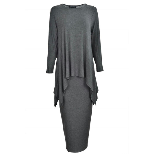 Ribbed Set by Drama: Grey - The Mimi Boutique