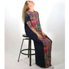 Misa Maxi: Black/ Water Color Mosaic - The Mimi Boutique