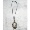 Sylca Necklace: Black & Gold Ember - The Mimi Boutique
