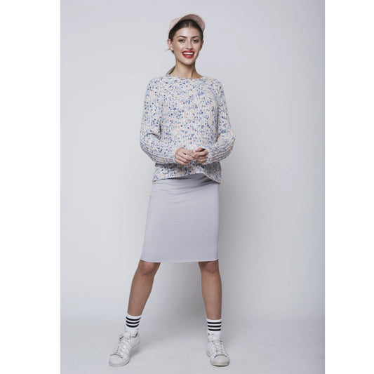 Short Tube Skirt: Heather Grey