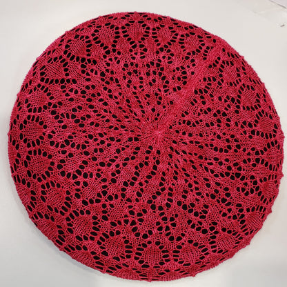 Lightweight Lined Two Toned Berets Atifa - The Mimi Boutique