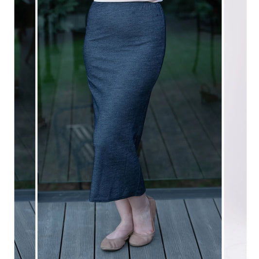 Tube Denim Skirt