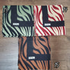 Color Zebra Fringe Tashtari Tichel