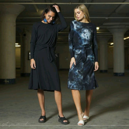Paris Tie Front Top: Black