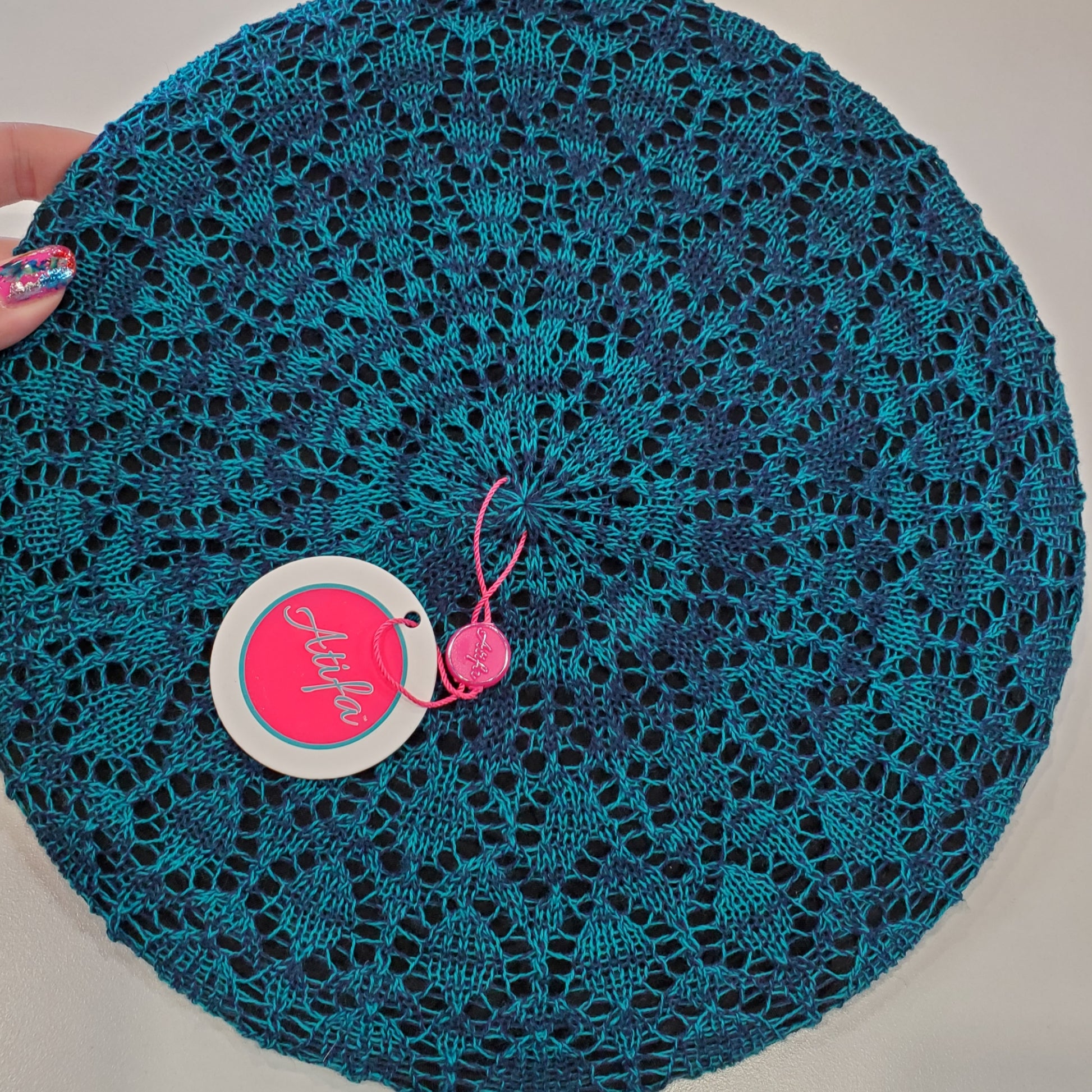Lightweight Lined Two Toned Berets Atifa - The Mimi Boutique
