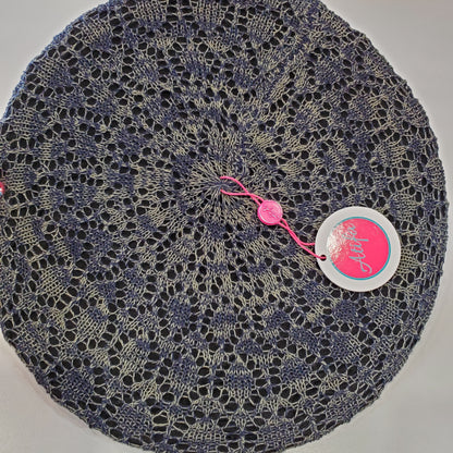 Lightweight Lined Two Toned Berets Atifa - The Mimi Boutique