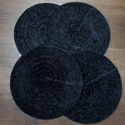 New Ribbed Chenille Lurex Snood by Reevaz/Dacee