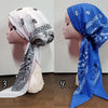 Bandana Paisley Long Tail Headscarf: Pre-tie
