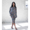 Flower Boho Midi Dress By Mikah