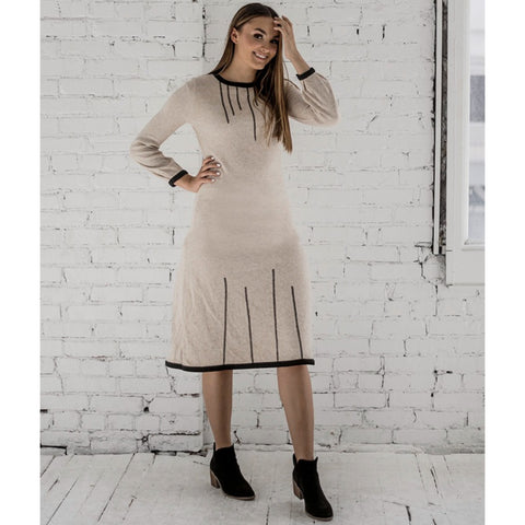 Yuma Dress by Mikah: Oatmeal