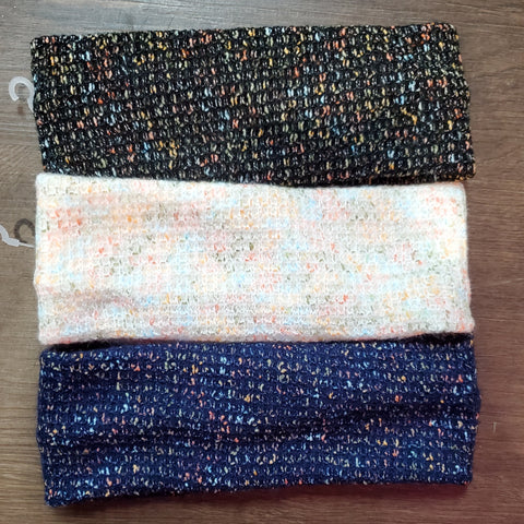 Confetti Knit Headband by PinkDot: Flat