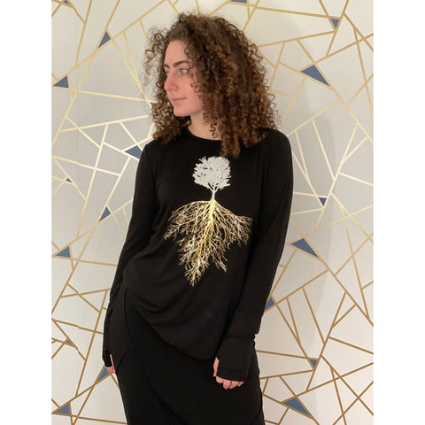 Tree Shirt-Black by Mikah Fashion