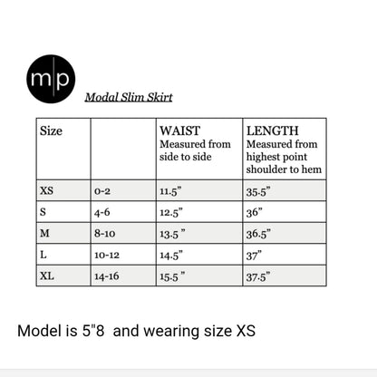 Modal Midi Slim Skirt: Lighter Olive