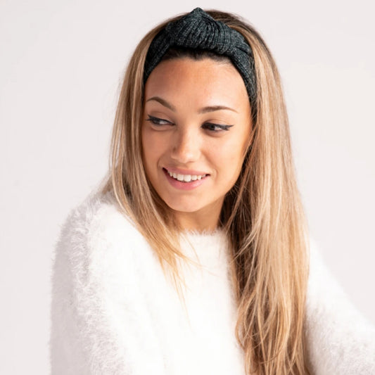 Willow Cable Knit Knot Headbands by Valeri