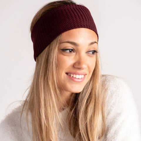 Maple Waffle Knit Headband by Valeri