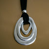 Tri-Oval Aluminum Necklace by Mikah
