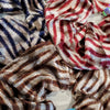 Tiger Print Velvet Scrunchy