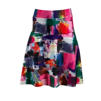 Bella Swim Skorts: Abstract 25"
