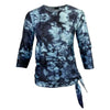Sharon Swim Top: Blue Tie Dye
