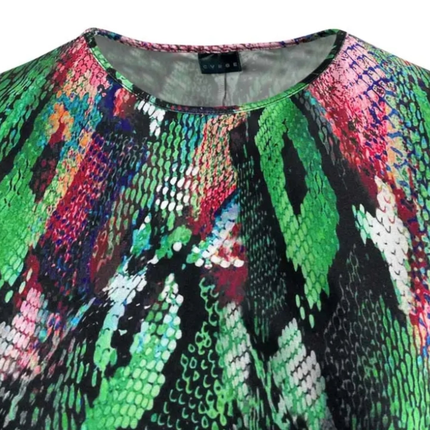 Sharon Swim Top: Crazy Snake